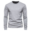 Men’s Oversized Long Sleeve T-Shirt – Casual Streetwear Cotton Crewneck Top for Everyday Style | AX601