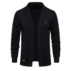 Men’s Urban Style V-Neck Cardigan – High-Quality Cotton Knit Sweater | M506