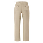 Men’s Relaxed Fit Linen Cargo Pants | Breathable Summer Wear Trousers | MGTZ-6