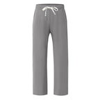 Men’s Relaxed Fit Linen Cargo Pants | Breathable Summer Wear Trousers | MGTZ-6