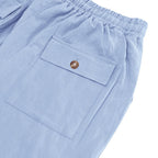 Men’s Relaxed Fit Linen Cargo Pants | Breathable Summer Wear Trousers | MGTZ-6