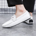 Men’s Leather Loafers – Classic Driving Moccasins with Anti-Slip Sole | 0063
