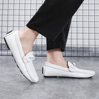 Men’s Leather Loafers – Classic Driving Moccasins with Anti-Slip Sole | 0063