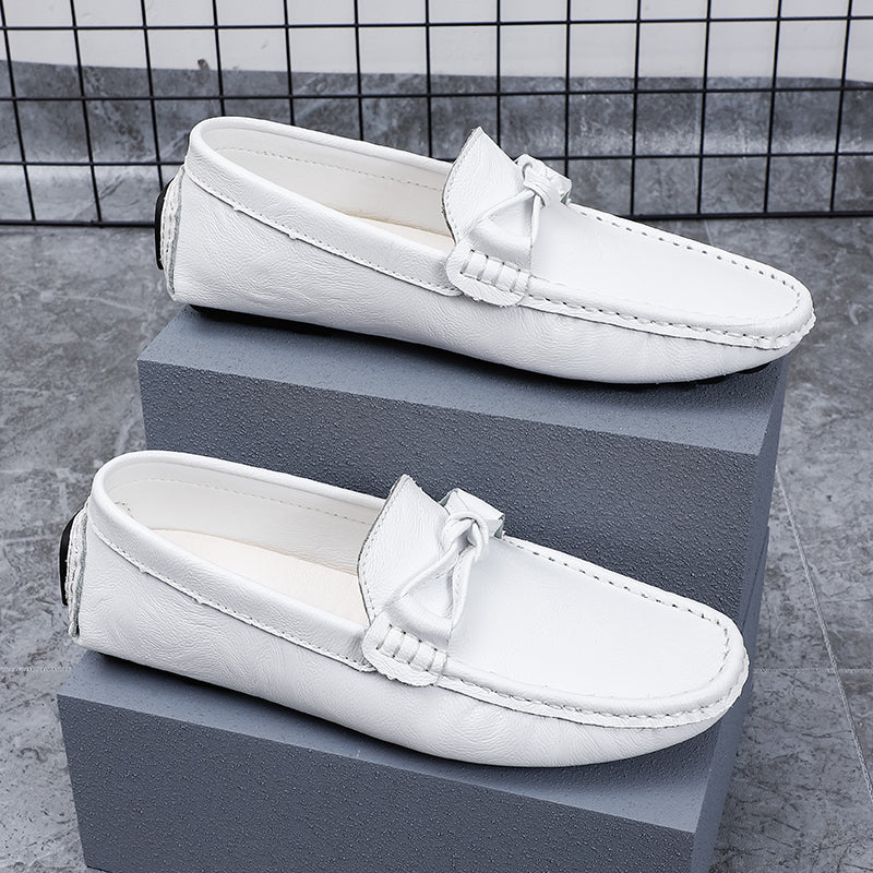 Men’s Leather Loafers – Classic Driving Moccasins with Anti-Slip Sole | 0063