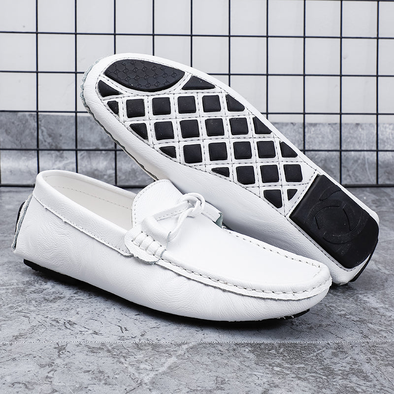 Men’s Leather Loafers – Classic Driving Moccasins with Anti-Slip Sole | 0063
