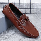 Men’s Leather Loafers – Classic Driving Moccasins with Anti-Slip Sole | 0063