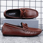 Men’s Leather Loafers – Classic Driving Moccasins with Anti-Slip Sole | 0063