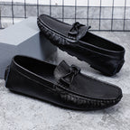 Men’s Leather Loafers – Classic Driving Moccasins with Anti-Slip Sole | 0063