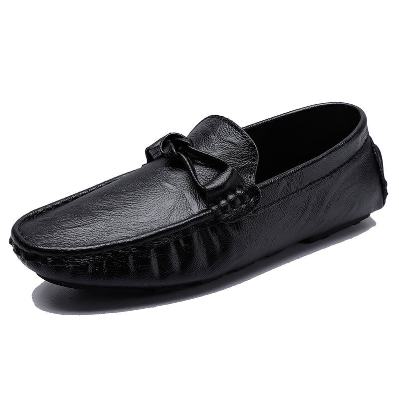 Men’s Leather Loafers – Classic Driving Moccasins with Anti-Slip Sole | 0063