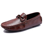 Men’s Leather Loafers – Classic Driving Moccasins with Anti-Slip Sole | 0063