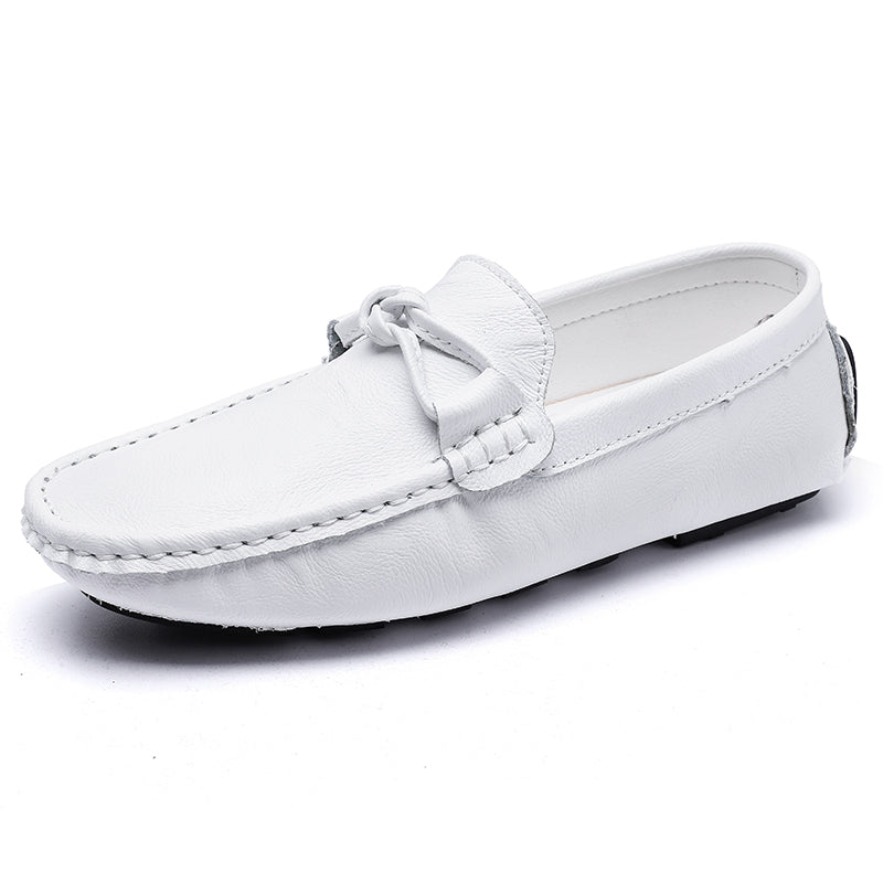 Men’s Genuine Leather Loafers – Classic Driving Moccasins with Anti-Slip Sole | 0063