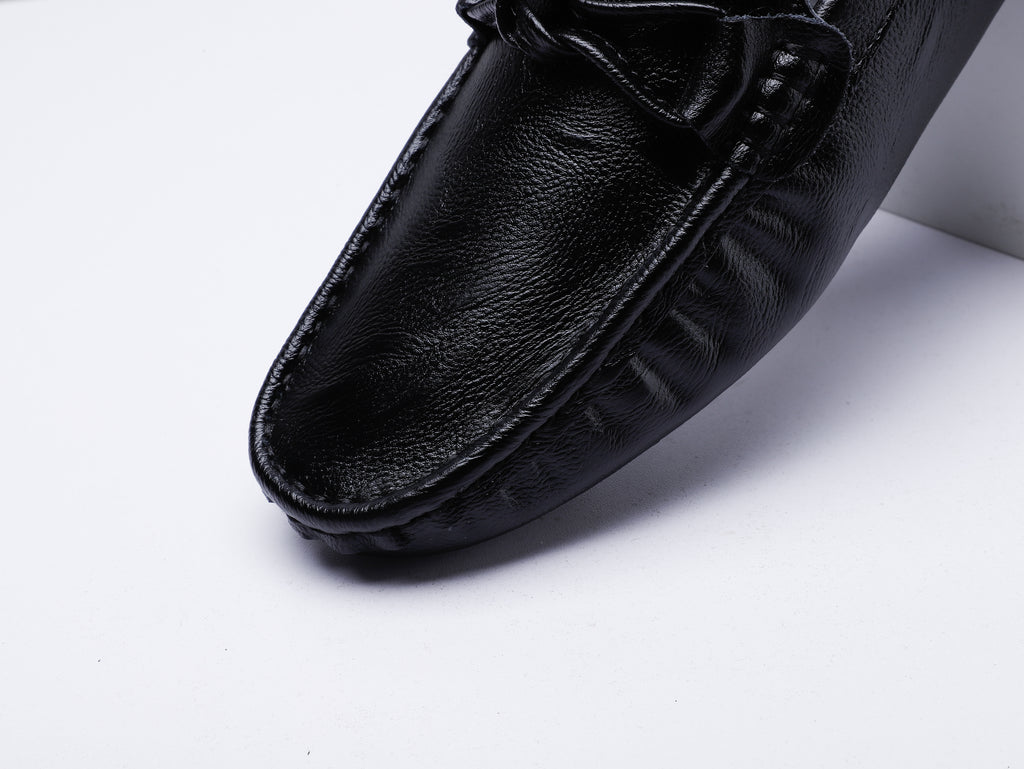 Men’s Leather Loafers – Classic Driving Moccasins with Anti-Slip Sole | 0063