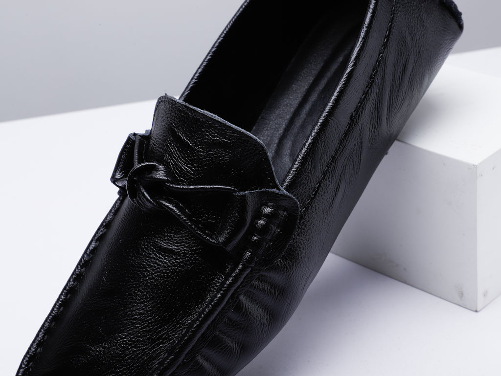 Men’s Leather Loafers – Classic Driving Moccasins with Anti-Slip Sole | 0063