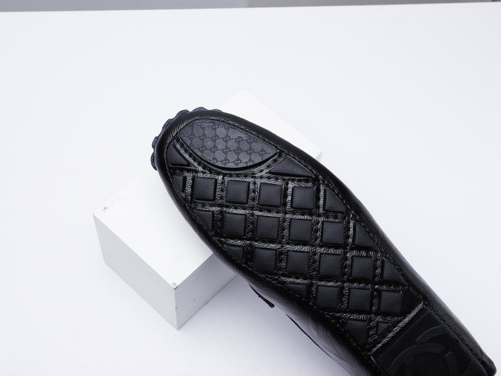 Men’s Leather Loafers – Classic Driving Moccasins with Anti-Slip Sole | 0063