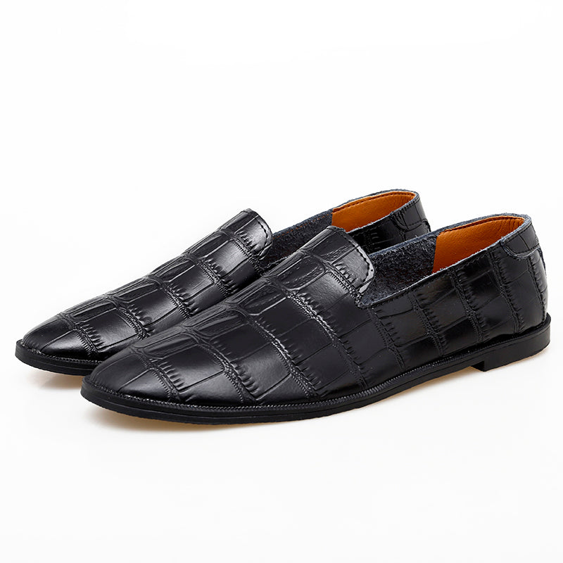 Mocassini estivi casual da uomo in vera pelle, scarpe traspiranti | 2207 