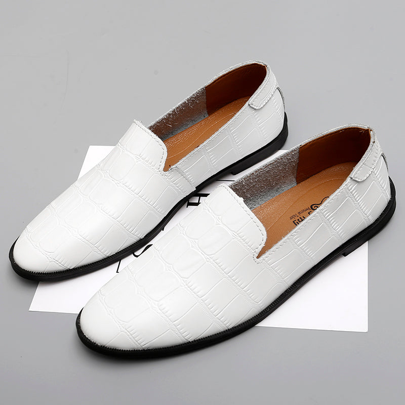 Mocassini estivi casual da uomo in vera pelle, scarpe traspiranti | 2207 