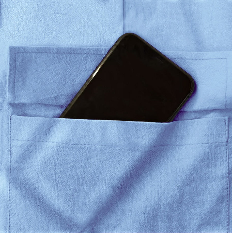 Men’s Four-Season Lightweight Linen Cargo Pants Breathable Multi-Pocket Loose Wide-Leg Trousers | MTGZ-9