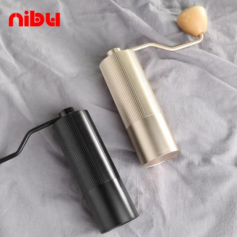 Premium Manual Coffee Bean Grinder – Large 30g Burr Mill, Precision Hand Crank for Espresso & Pour Over | UK Edition | NS1