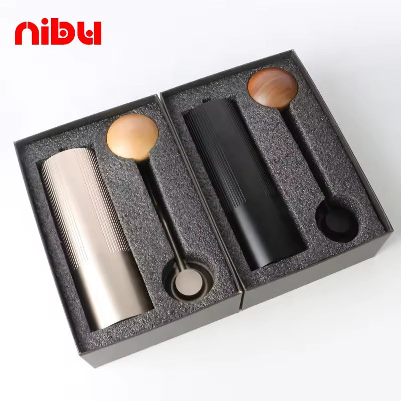 Premium Manual Coffee Bean Grinder – Large 30g Burr Mill, Precision Hand Crank for Espresso & Pour Over | UK Edition | NS1