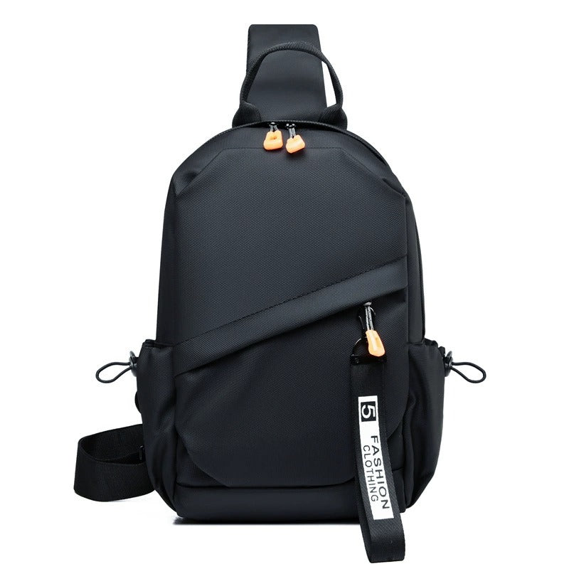 OMASKA Men’s Crossbody Bag – Waterproof Oxford Sling with USB | 2313