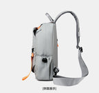 OMASKA Men’s Crossbody Bag – Waterproof Oxford Sling with USB | 2313