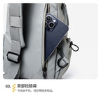 OMASKA Men’s Crossbody Bag – Waterproof Oxford Sling with USB | 2313