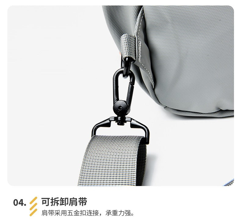 OMASKA Men’s Crossbody Bag – Waterproof Oxford Sling with USB | 2313