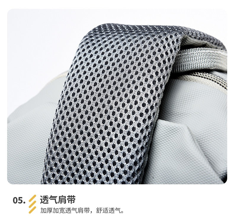 OMASKA Men’s Crossbody Bag – Waterproof Oxford Sling with USB | 2313