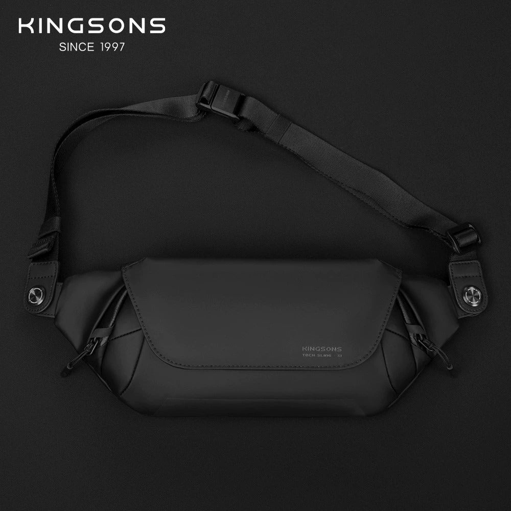 Kingsons Men’s Chest Bag – Waterproof, Lightweight, Crossbody | 3248-A