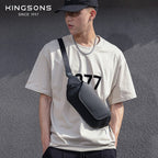 Kingsons Men’s Chest Bag – Waterproof, Lightweight, Crossbody | 3248-A