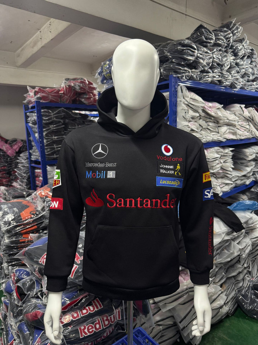 F1 Racing Embroidered Hoodie RedBull, Porsche, Mercedes, BMW & Subaru Styles Jacket | Unisex Streetwear Pullover Sweatshirt