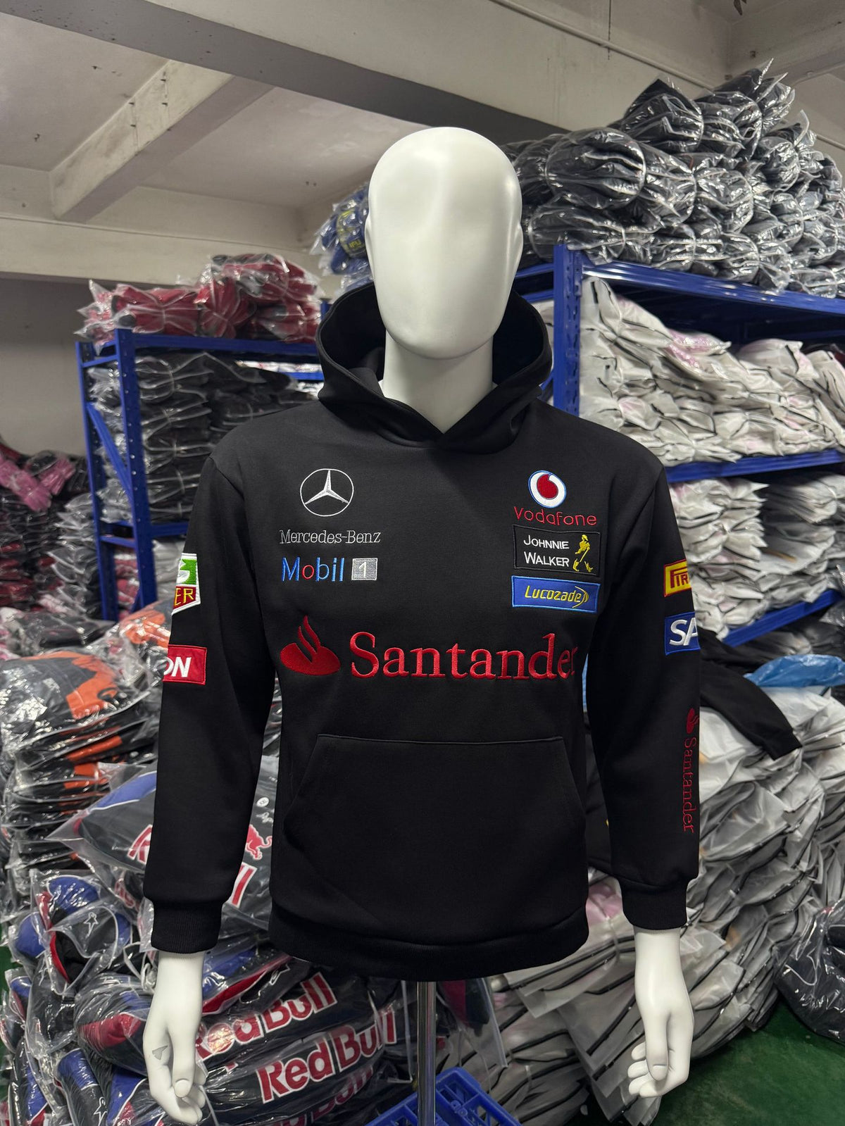 F1 Racing Embroidered Hoodie RedBull, Porsche, Mercedes, BMW & Subaru Styles Jacket | Unisex Streetwear Pullover Sweatshirt