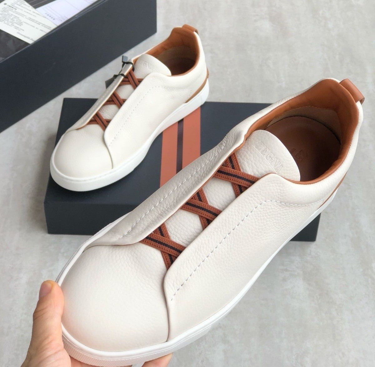 New Genia European Men's Loafers | Genuine Leather Slip-On Sneakers | Premium Casual Driving Shoes | 8611