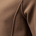 Men's Half-Zip Stand Collar Sweatshirt 2026 Autumn Business Casual Pullover | Slim Fit Cotton-Blend Fleece Top