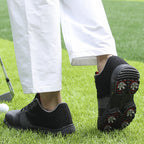 THESTRON Men's Big Size Waterproof Golf Shoes | Spiked Athletic Sneakers Size US 7-15 | T615