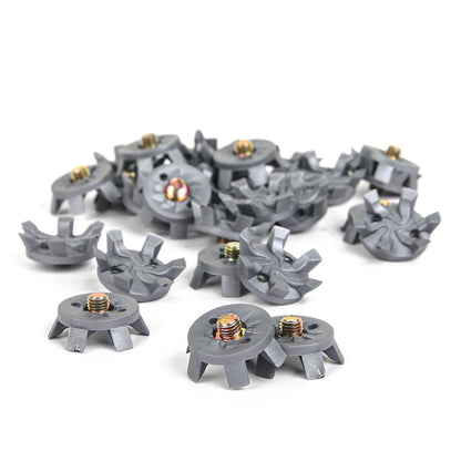 THESTRON Universal Golf Shoe Cleat Wrench & 4-Color TPU Replacement Spikes Kit | D-909