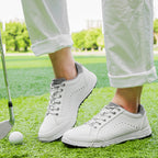 THESTRON Men's Spikeless Golf Shoes Big Size Training & Casual Golf Sneakers All-Season Breathable Footwear | 718