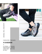 NK198 Steel Toe Safety Shoes | Anti-Puncture & Impact-Resistant Work Sneakers | European Standard Protective Trainers