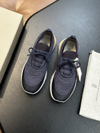 Men's Genuine Leather & Mesh  Breathable Shoes Travel Comfort Insole Slip-On Trainers Casual Driving Boots