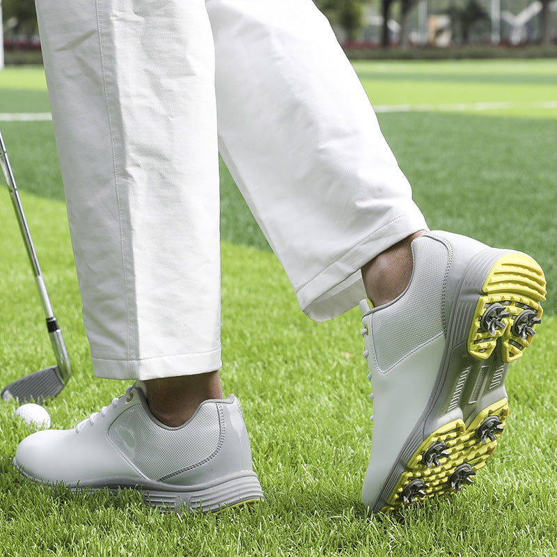 Thestron Waterproof Golf Shoes | Big Size Spiked Training Shoes | All-Weather Performance & Casual Footwear | T616