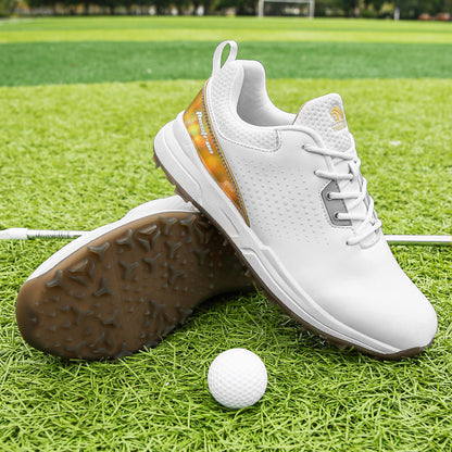 Thestron Men's Big Size Golf Shoes | Spikeless Training Shoes UK 6-13 | All-Season Casual Golf Sneakers | 2001