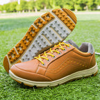 THESTRON Men's Spikeless Golf Shoes Big Size Training & Casual Golf Sneakers All-Season Breathable Footwear | 718