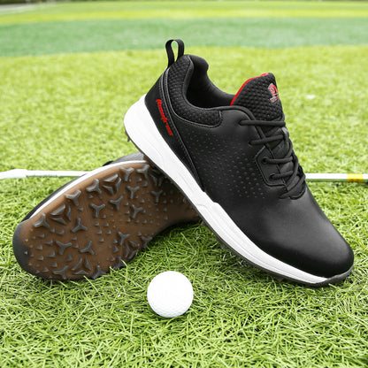 Thestron Men's Big Size Golf Shoes | Spikeless Training Shoes UK 6-13 | All-Season Casual Golf Sneakers | 2001