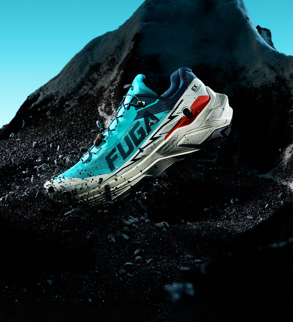 FUGA EX3 Trail Running Shoes Vibram Megagrip Outsole Breathable Water-Resistant Men's Hiking & Trail Runners Trainers