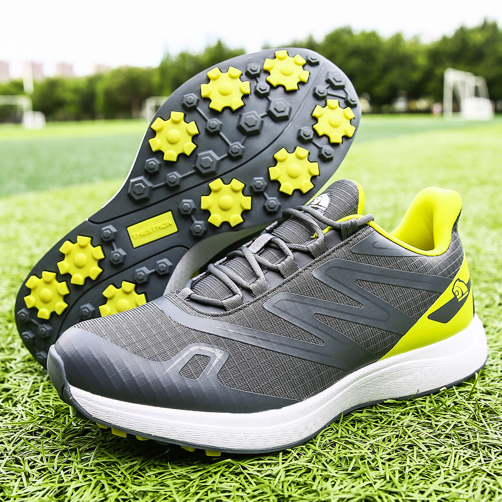 Thestron Men's Mesh Golf Shoes | Breathable Spikeless Sneakers | Lightweight Summer & Training Footwear | 916