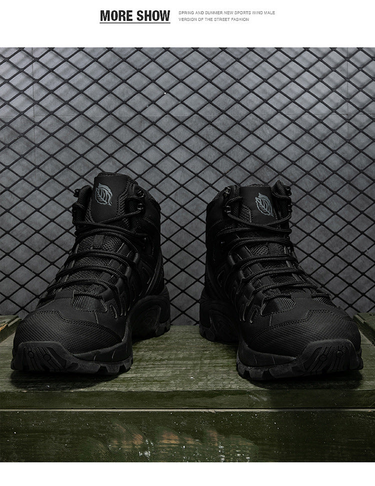 Tactical Combat Boots | Waterproof Breathable Military Hiking Boots | High-Top Climbing & Training Footwear | TRK888
