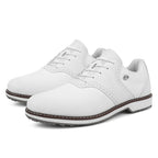 Thestron K05 Men's Brogue Style Golf Shoes | Water-Resistant Leather Spikeless Shoes | Business Casual Golf & Leisure Footwear | K05