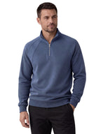 Men's Half-Zip Stand Collar Sweatshirt | 2026 Autumn Casual Pullover with Raglan Sleeves | Soft Cotton-Blend Fleece Top | HD3046