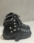 Men's American Utility Strap Hiking Boots | Thick-Sole Metal Buckle Martin Boots | High-Top Rock Style Ankle Boots