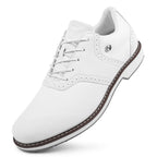 Thestron K05 Men's Brogue Style Golf Shoes | Water-Resistant Leather Spikeless Shoes | Business Casual Golf & Leisure Footwear | K05